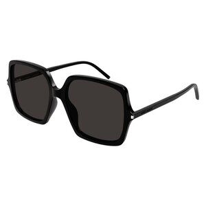 New SAINT LAURENT Black Square SL 591 001 Sunglasses Women